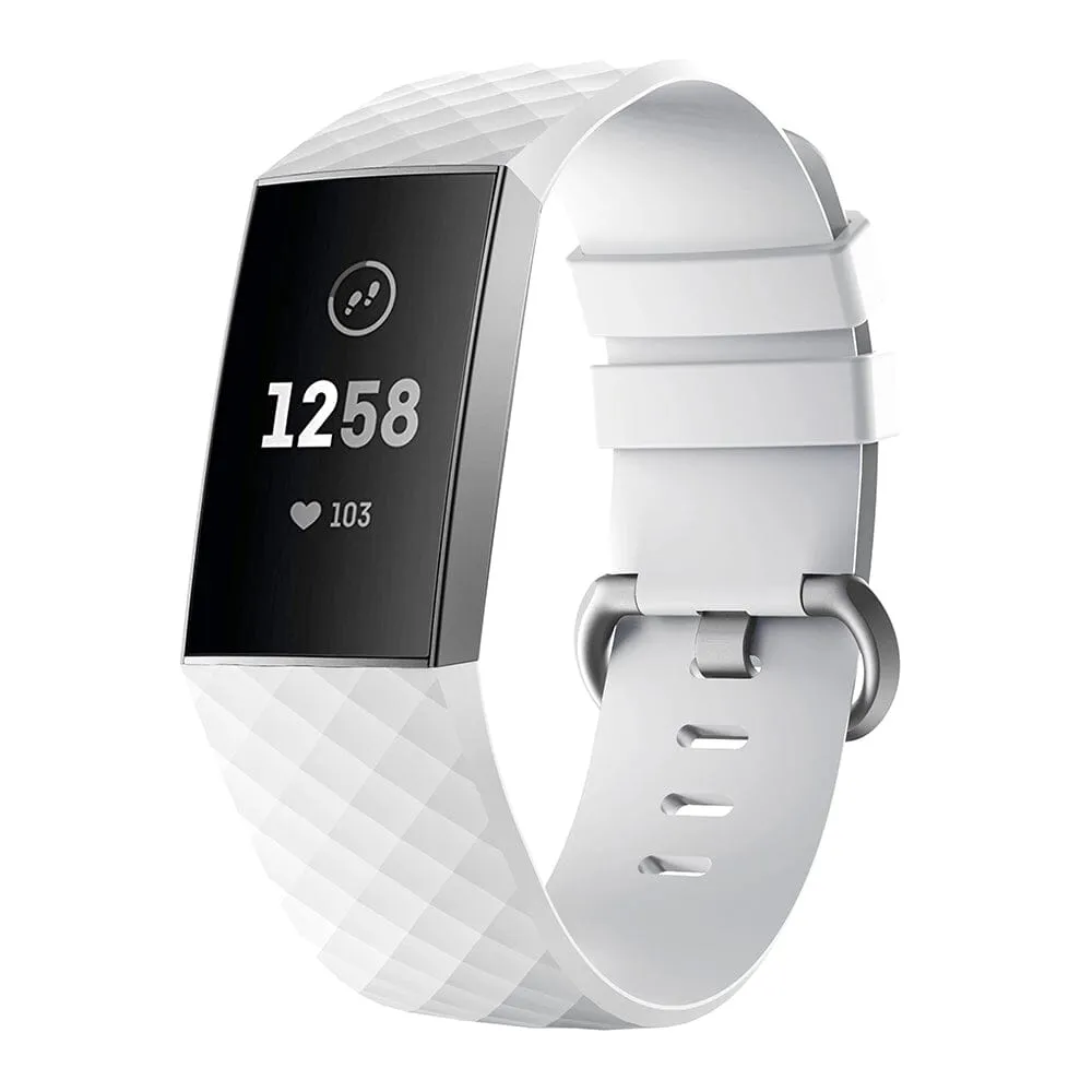 Replacement Silicone Watch Straps Compatible with the Fitbit Charge 3 & Charge 4