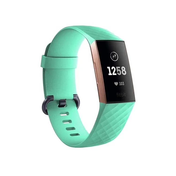 Replacement Silicone Watch Straps Compatible with the Fitbit Charge 3 & Charge 4