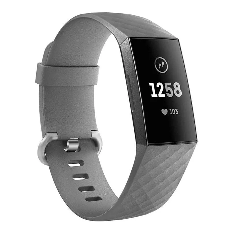 Replacement Silicone Watch Straps Compatible with the Fitbit Charge 3 & Charge 4