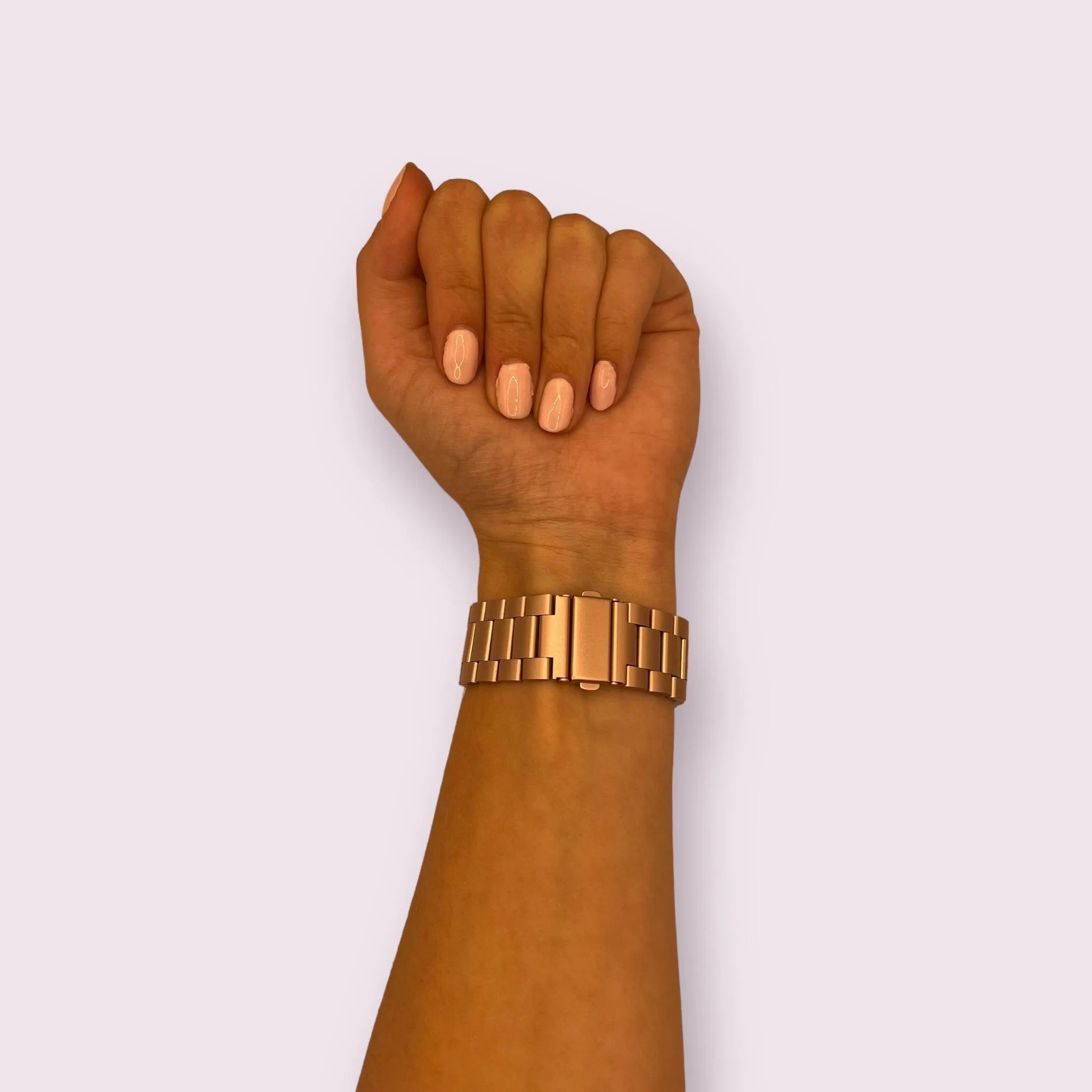 Replacement Stainless Steel Link Watch Strap Compatible with the Fitbit Charge 6