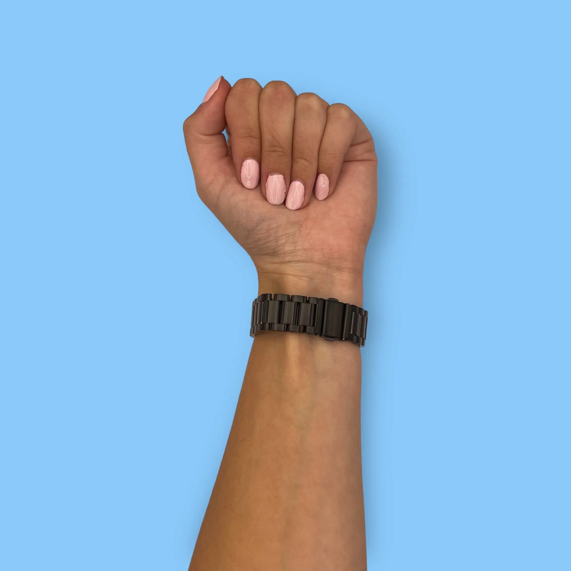 Replacement Stainless Steel Link Watch Strap Compatible with the Fitbit Charge 6