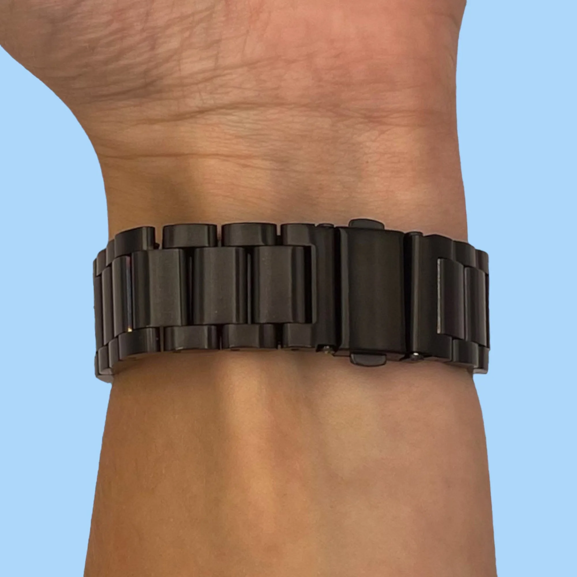 Replacement Stainless Steel Link Watch Strap Compatible with the Fitbit Charge 6