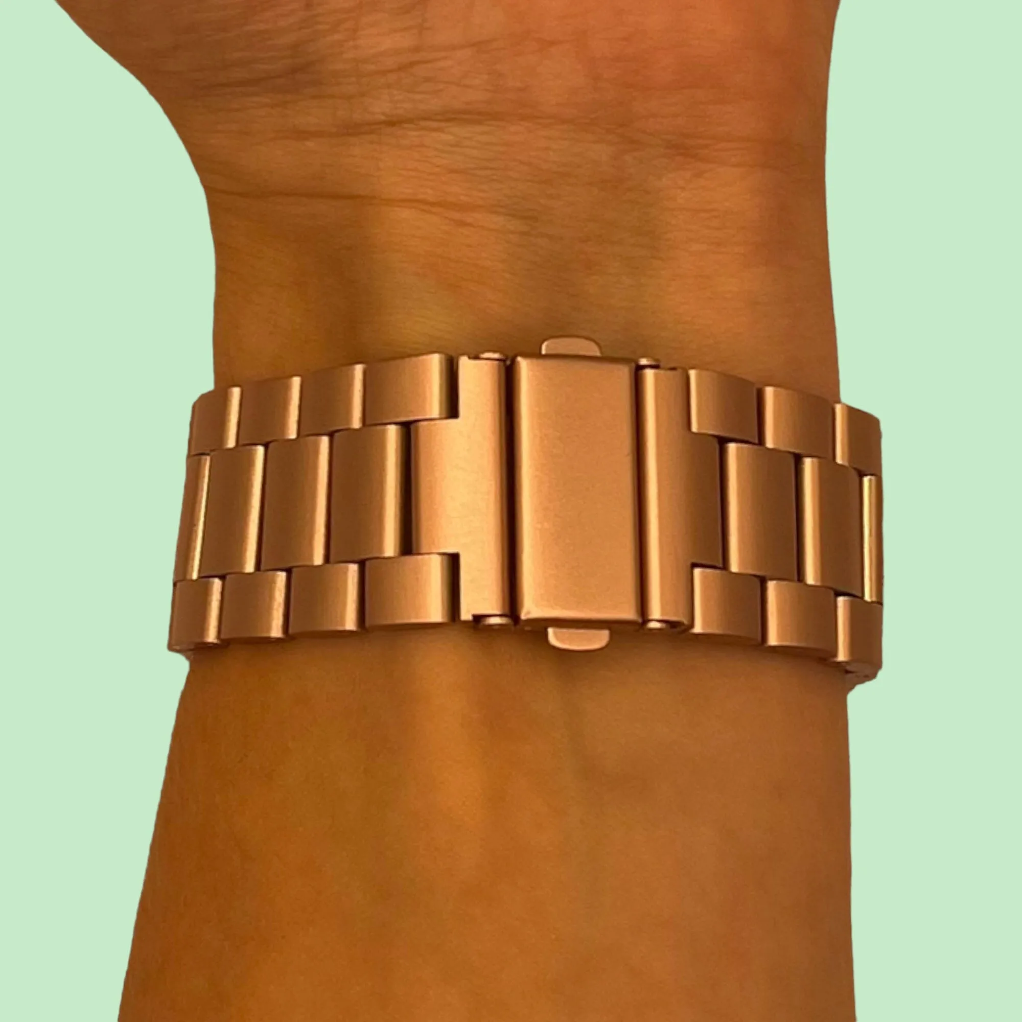 Replacement Stainless Steel Link Watch Strap Compatible with the Fitbit Charge 6