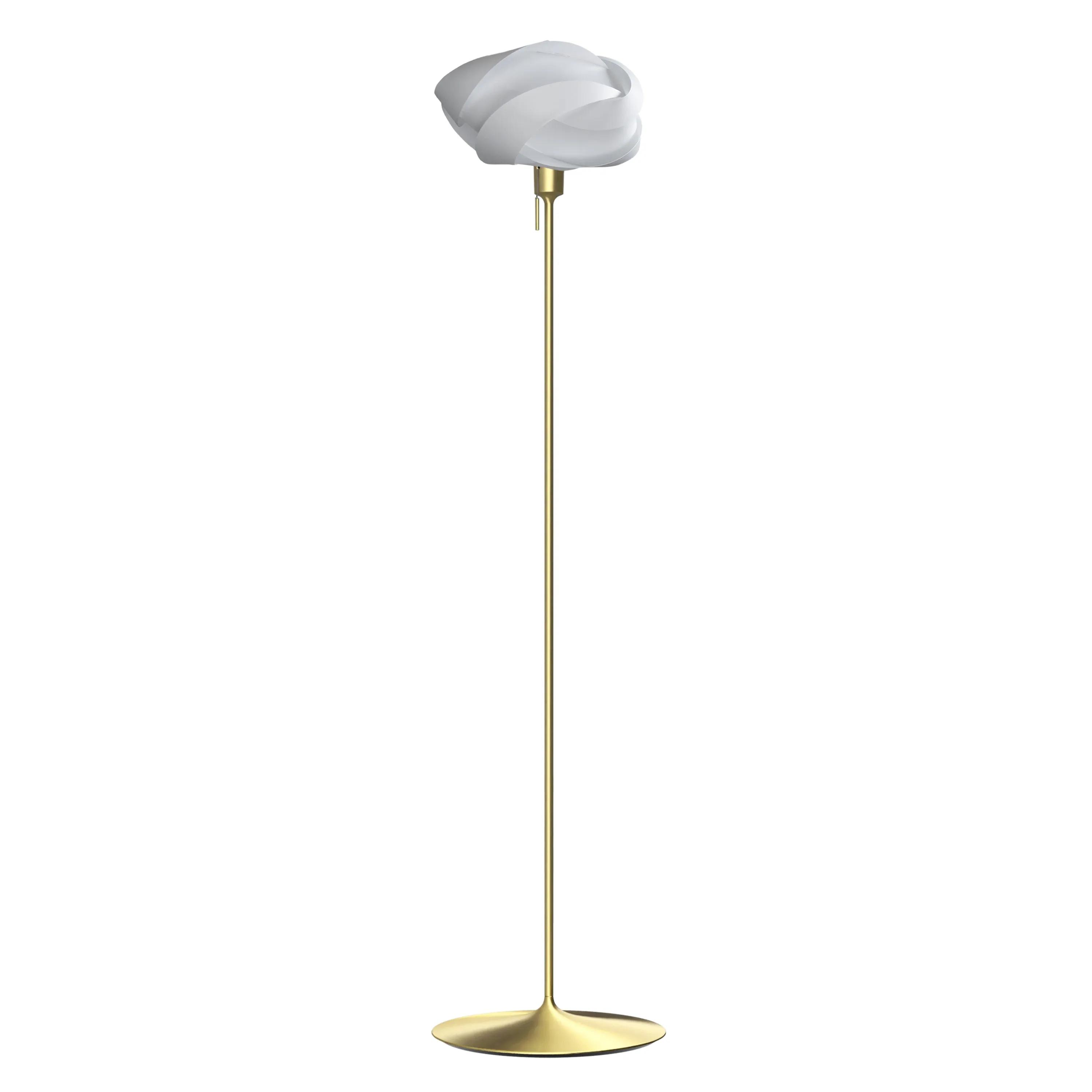 Ribbon Champagne Floor Lamp