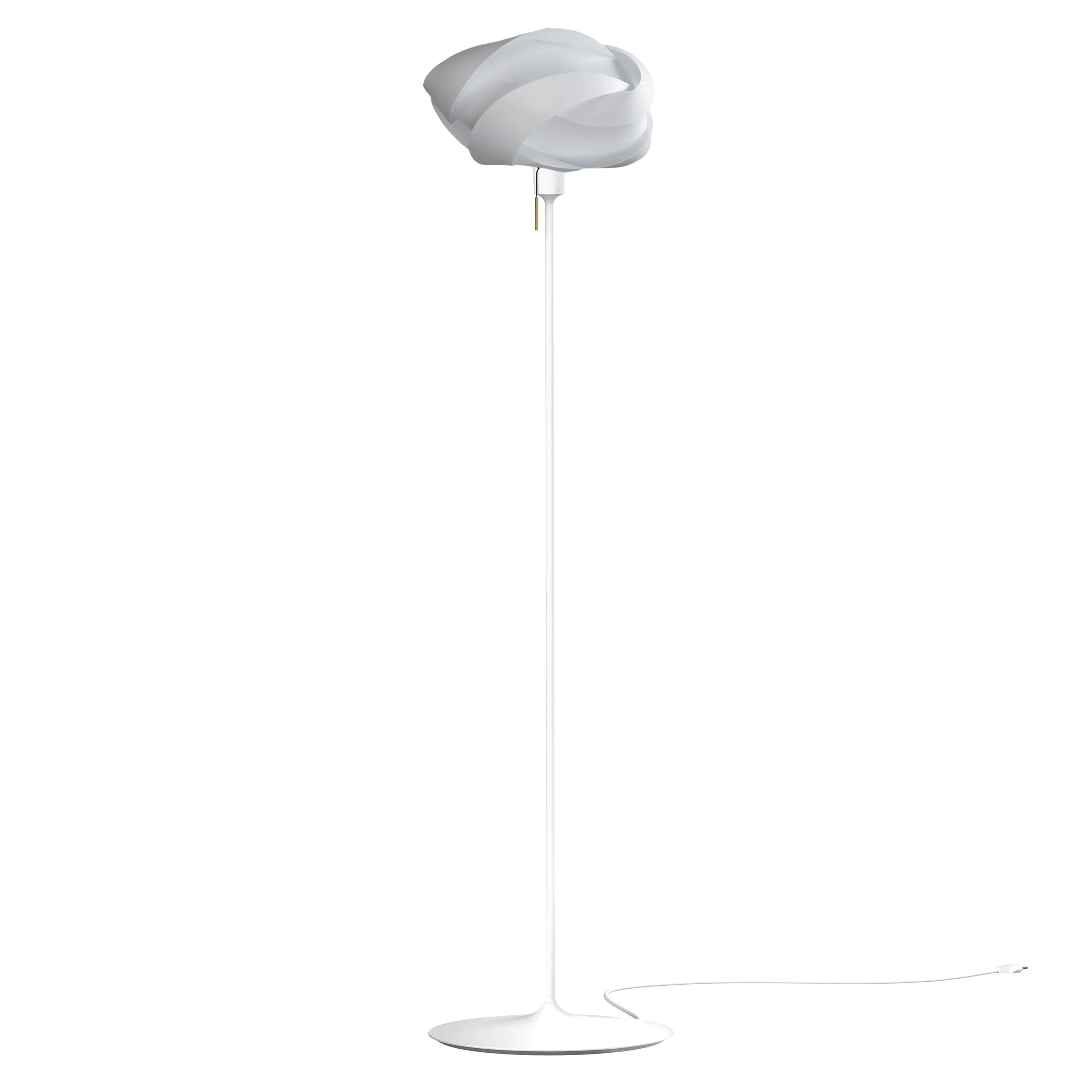 Ribbon Champagne Floor Lamp