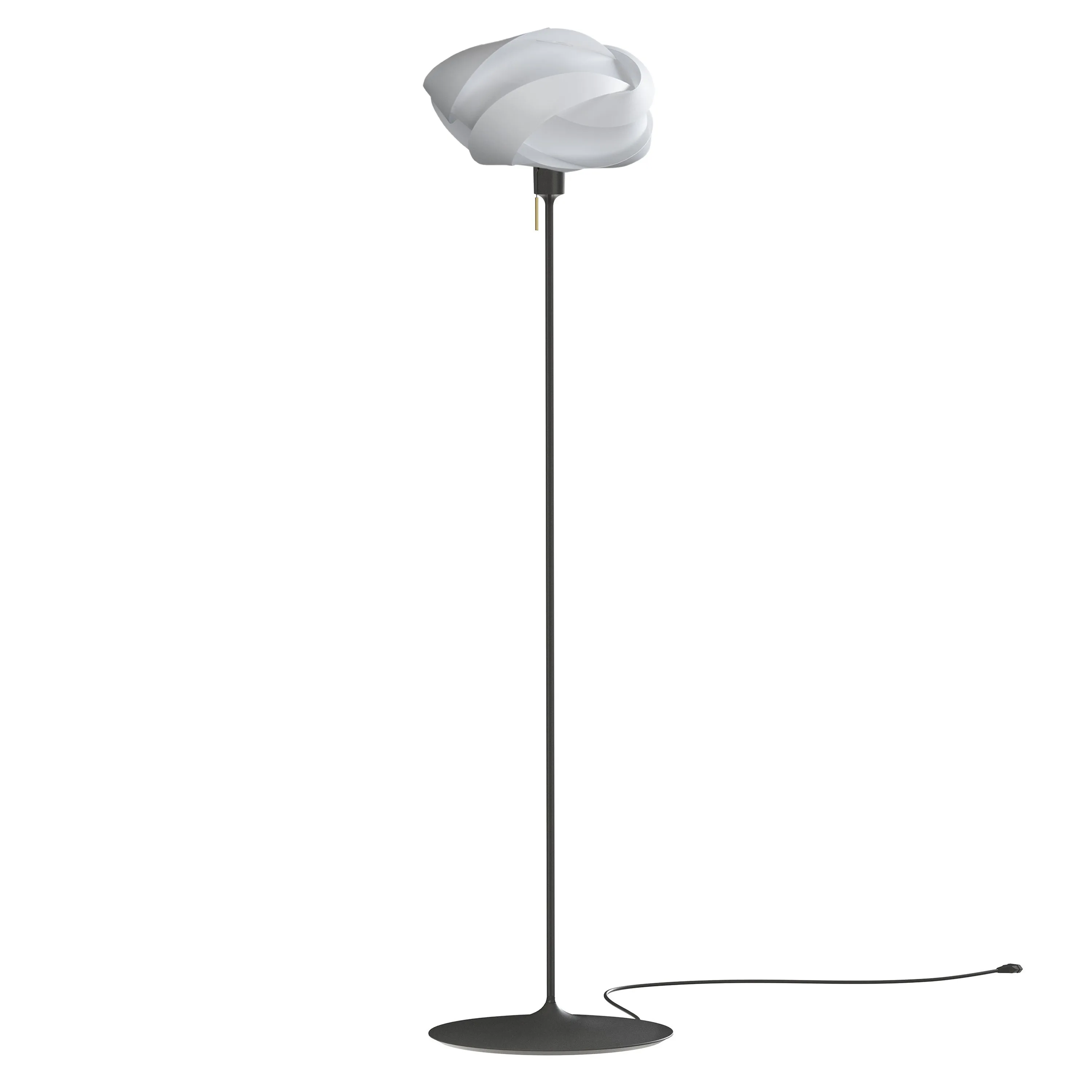 Ribbon Champagne Floor Lamp