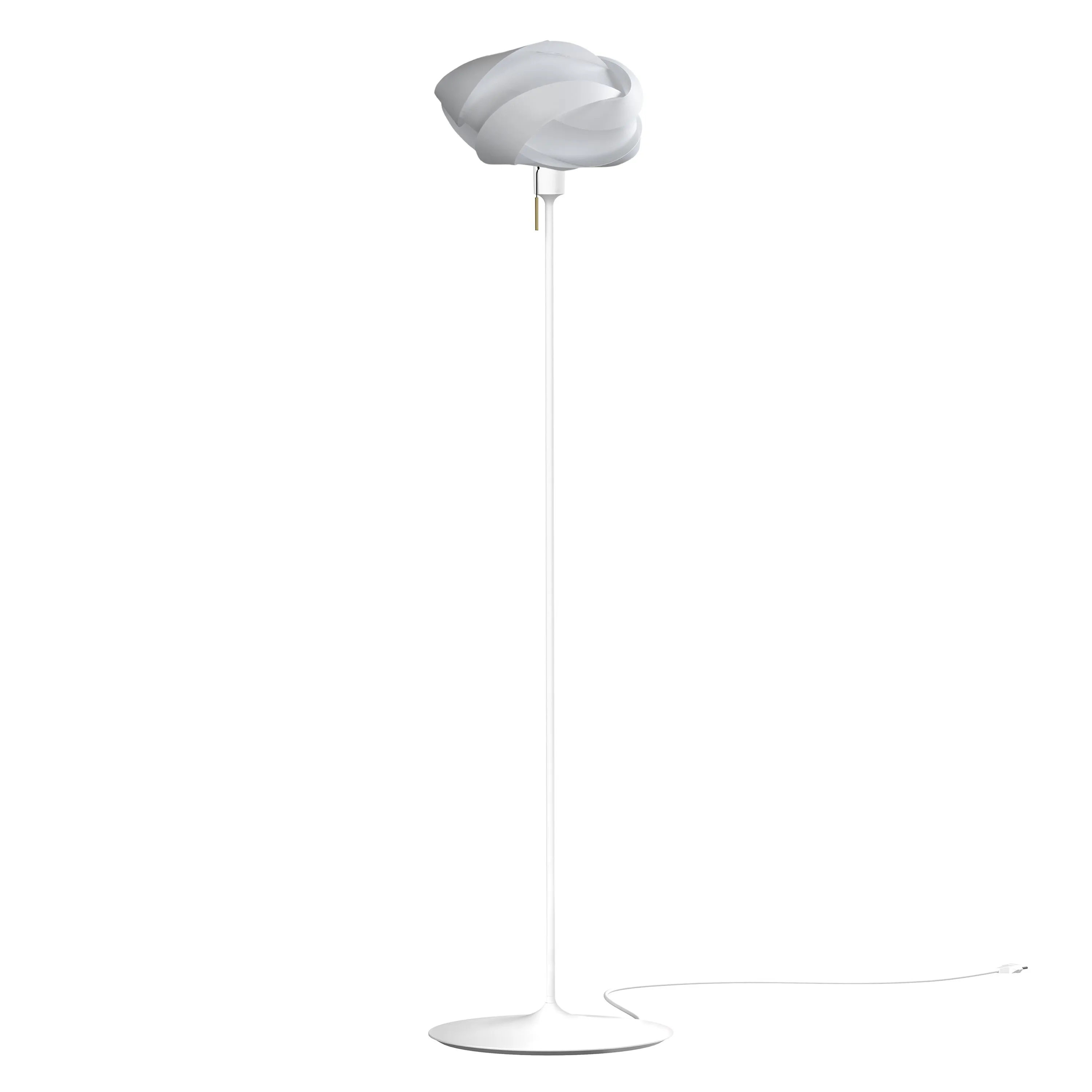Ribbon Champagne Floor Lamp