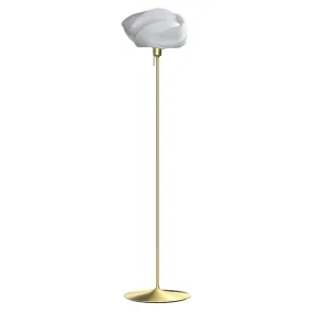 Ribbon Champagne Floor Lamp