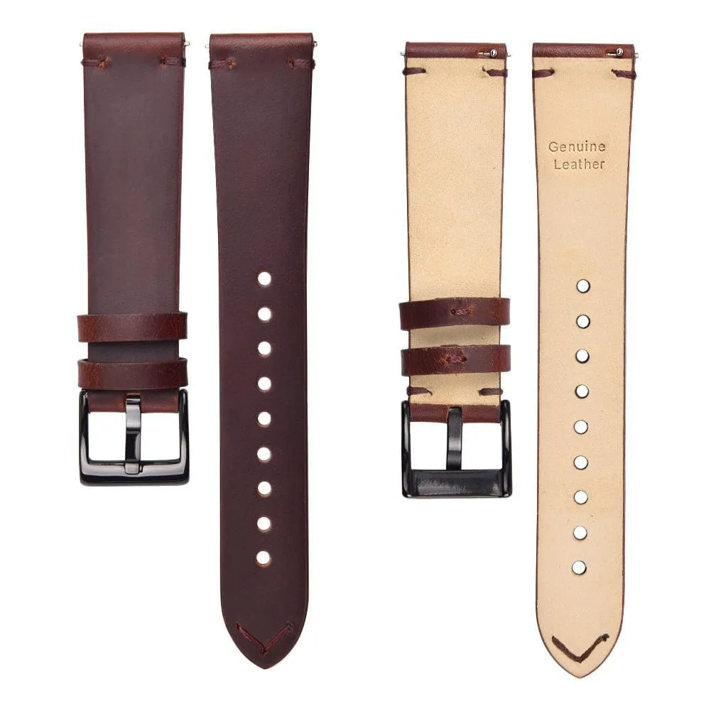 Ritche Vintage Coffee Leather Watch Bands