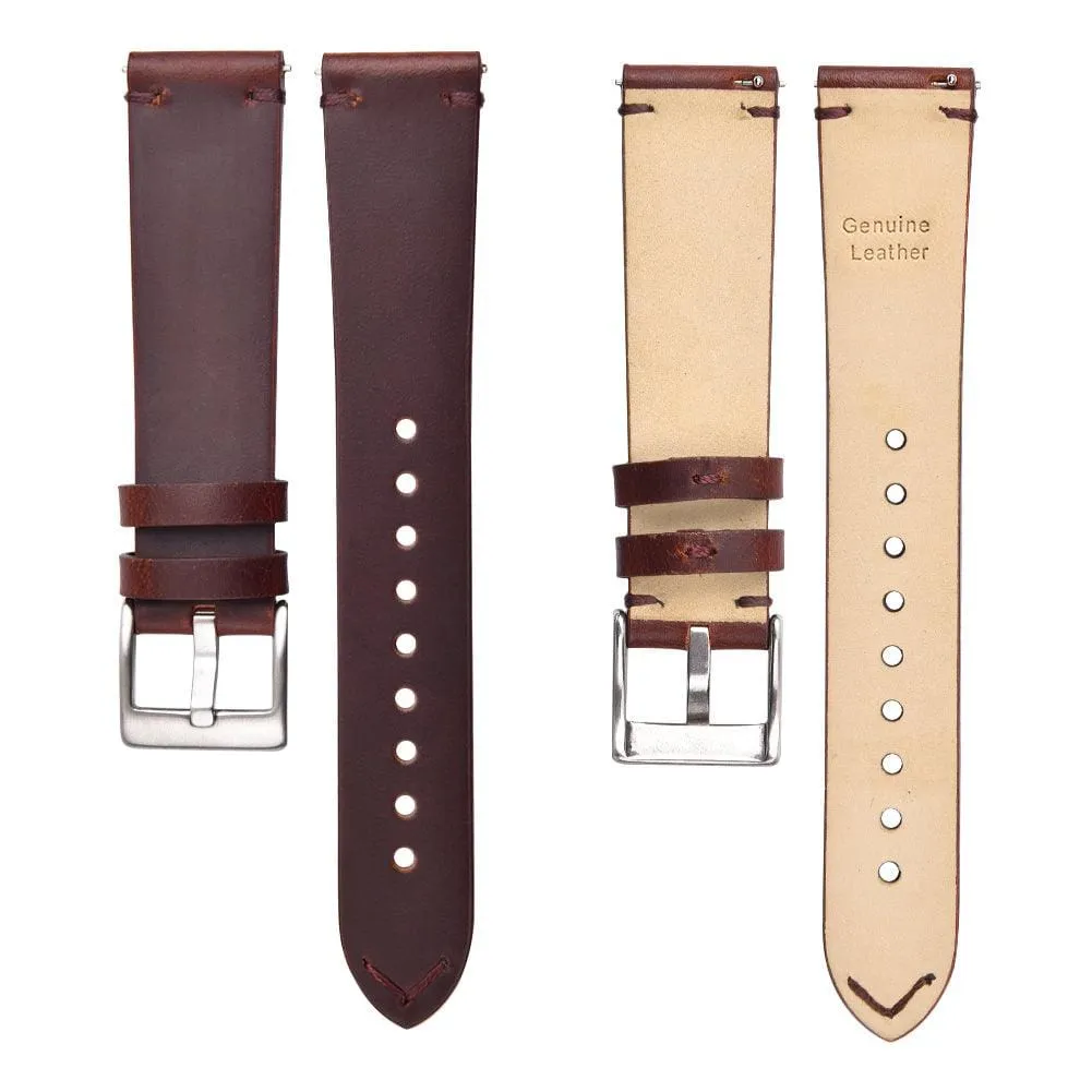 Ritche Vintage Coffee Leather Watch Bands