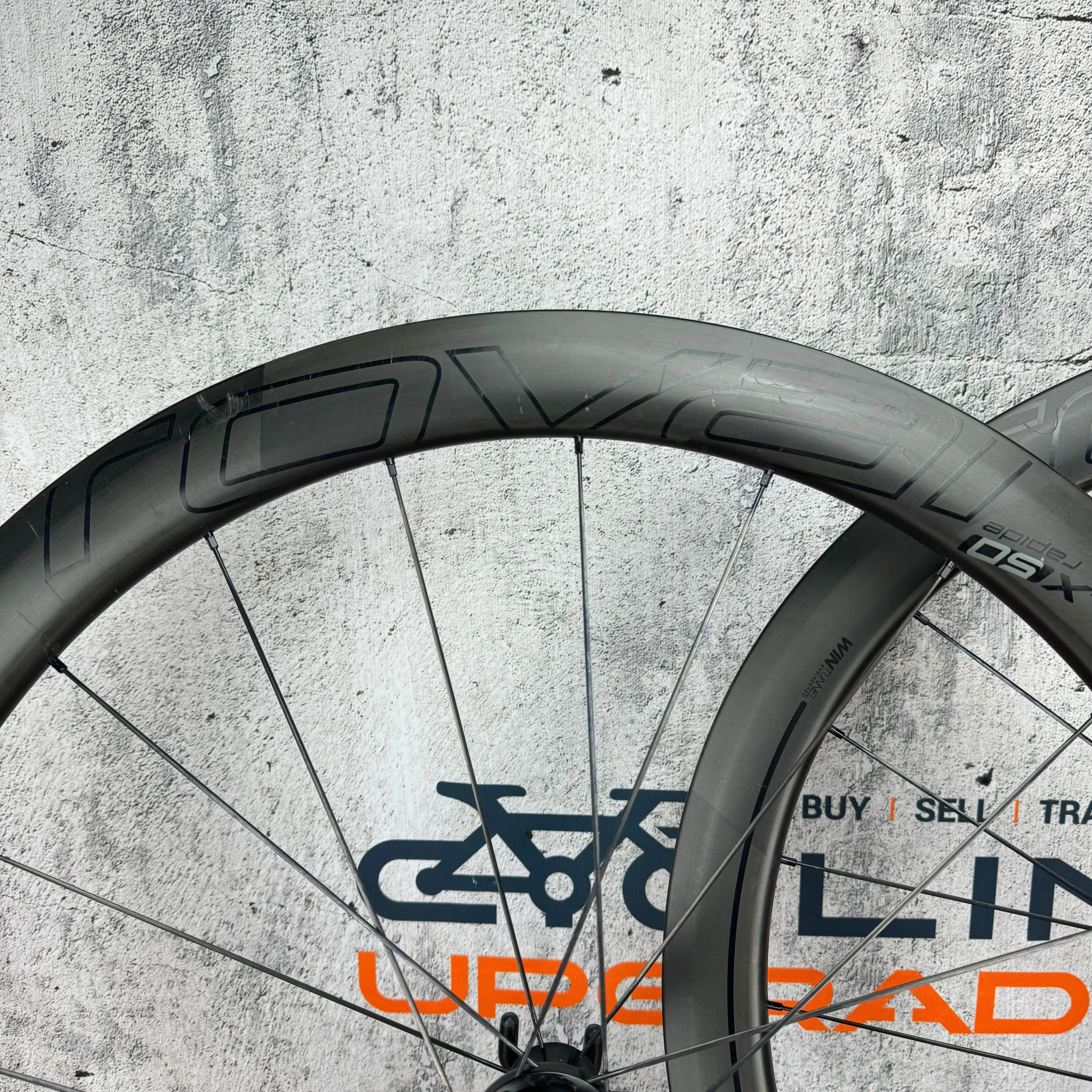 Roval CLX 50 Rapide Carbon Tubeless Disc Brake Wheelset 700c Ceramicspeed 1420g