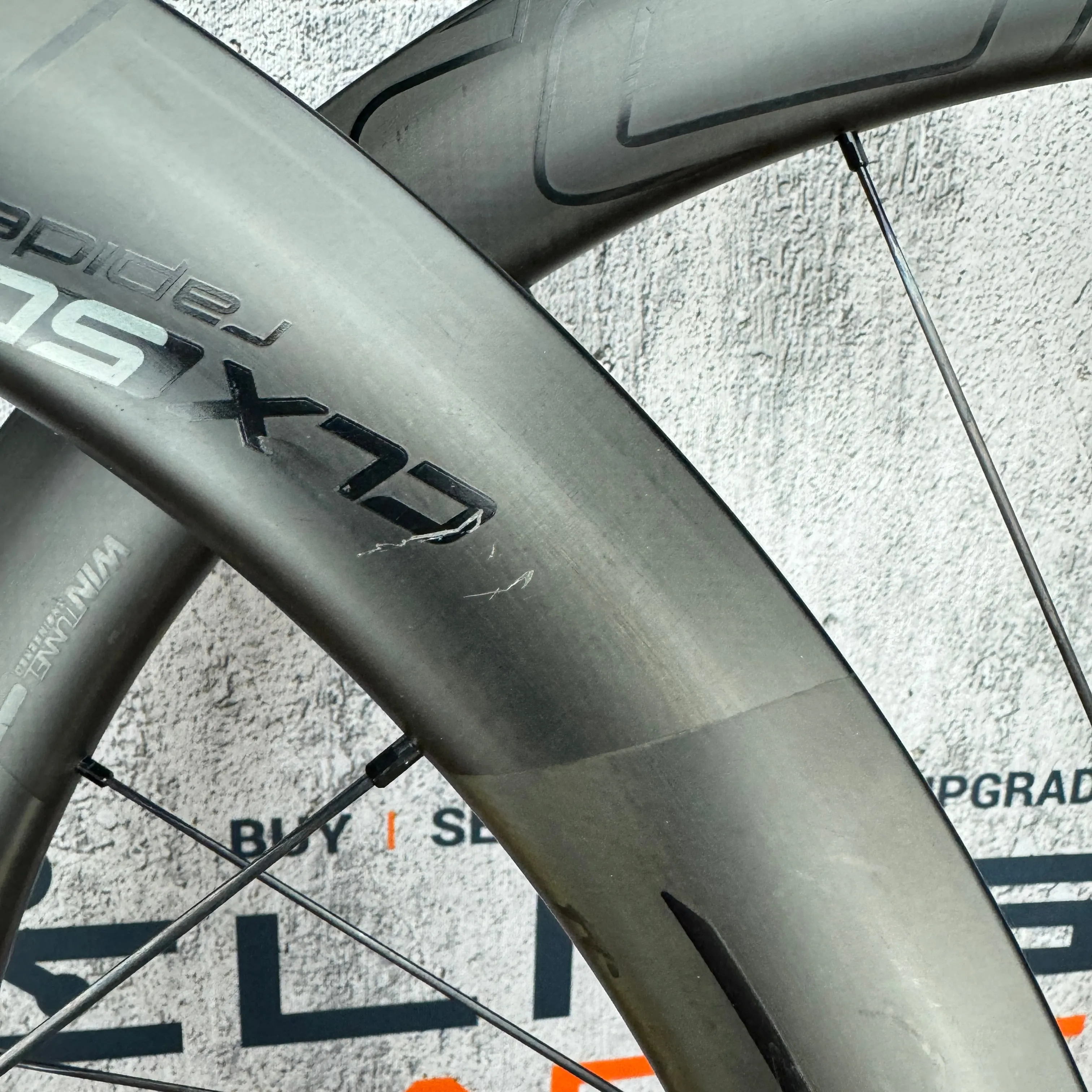 Roval CLX 50 Rapide Carbon Tubeless Disc Brake Wheelset 700c Ceramicspeed 1420g