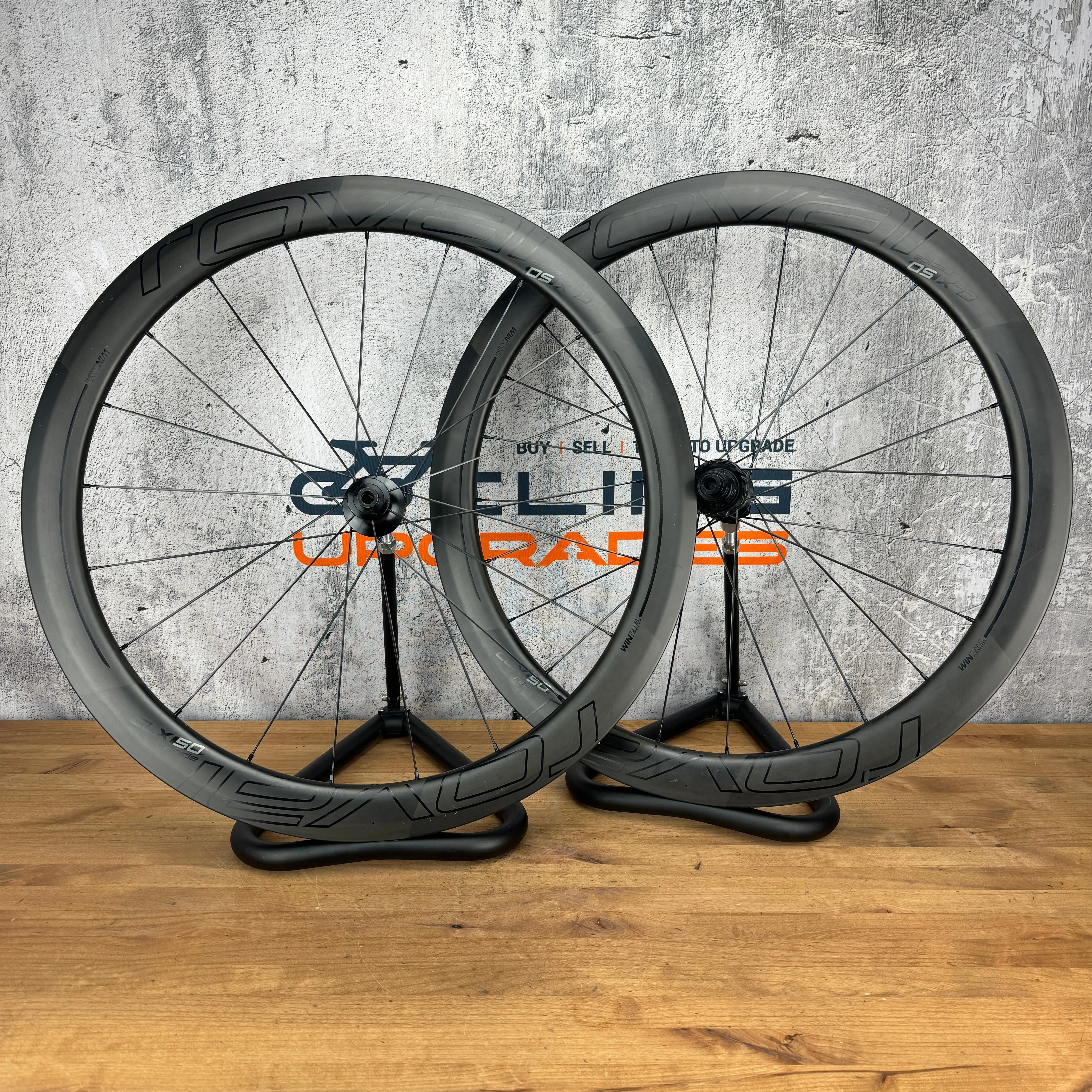 Roval CLX 50 Rapide Carbon Tubeless Disc Brake Wheelset 700c Ceramicspeed 1420g
