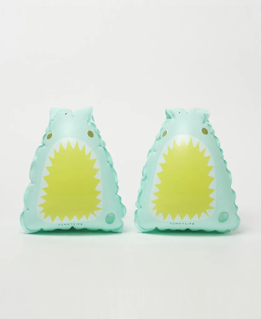 Salty the Shark Float Bands | Aqua
