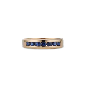 Sapphire Channel Set Band
