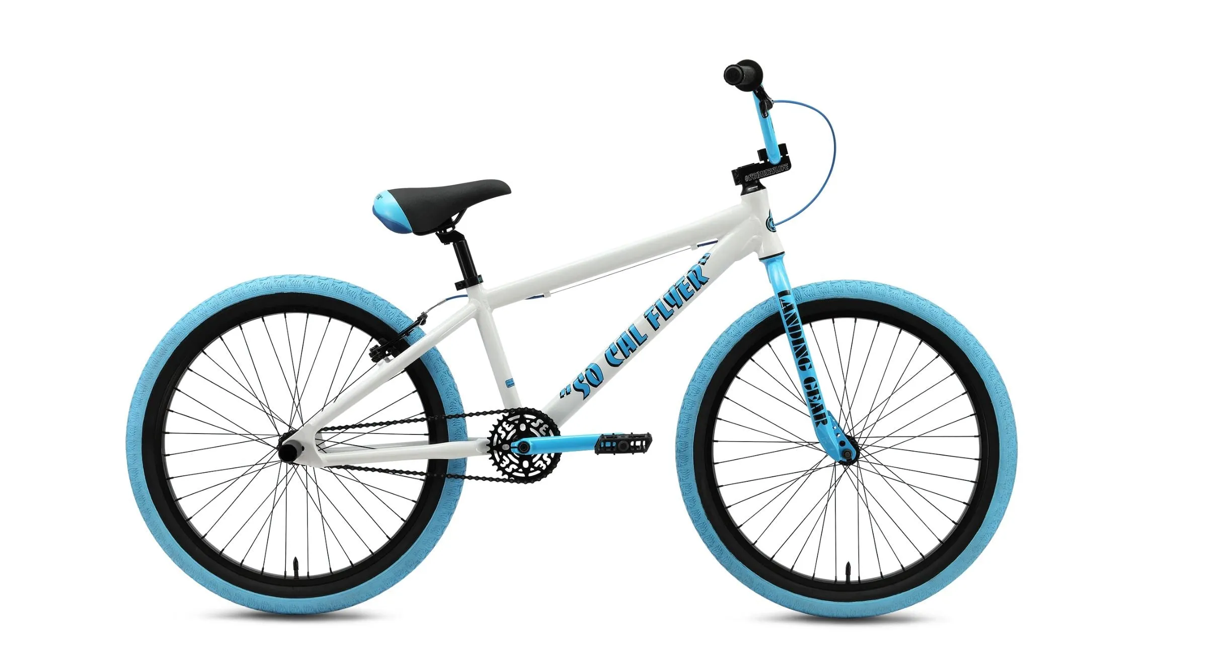SE Bikes So Cal Flyer 24" White/Blue