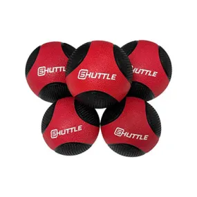 Shuttle Medicine Balls, Red, Set of 5