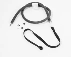 Shuttle MVP Headend Elasticord, 25 lb, Black Tether, Each