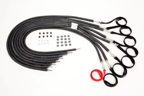 Shuttle MVP Headend Elasticords, Set of 8 (7 Black, 1 Red Tether)