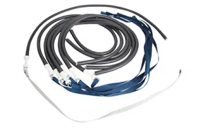 Shuttle Recovery Elasticords, Set of 8 (7 Navy, 1 Silver)