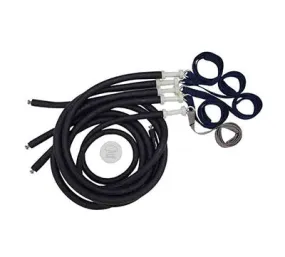 Shuttle Recovery Standard Elasticords, Set of 5 (4 Navy, 1 Silver)