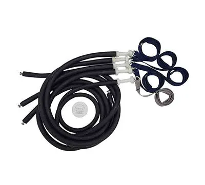 Shuttle Recovery Standard Elasticords, Set of 5 (4 Navy, 1 Silver)
