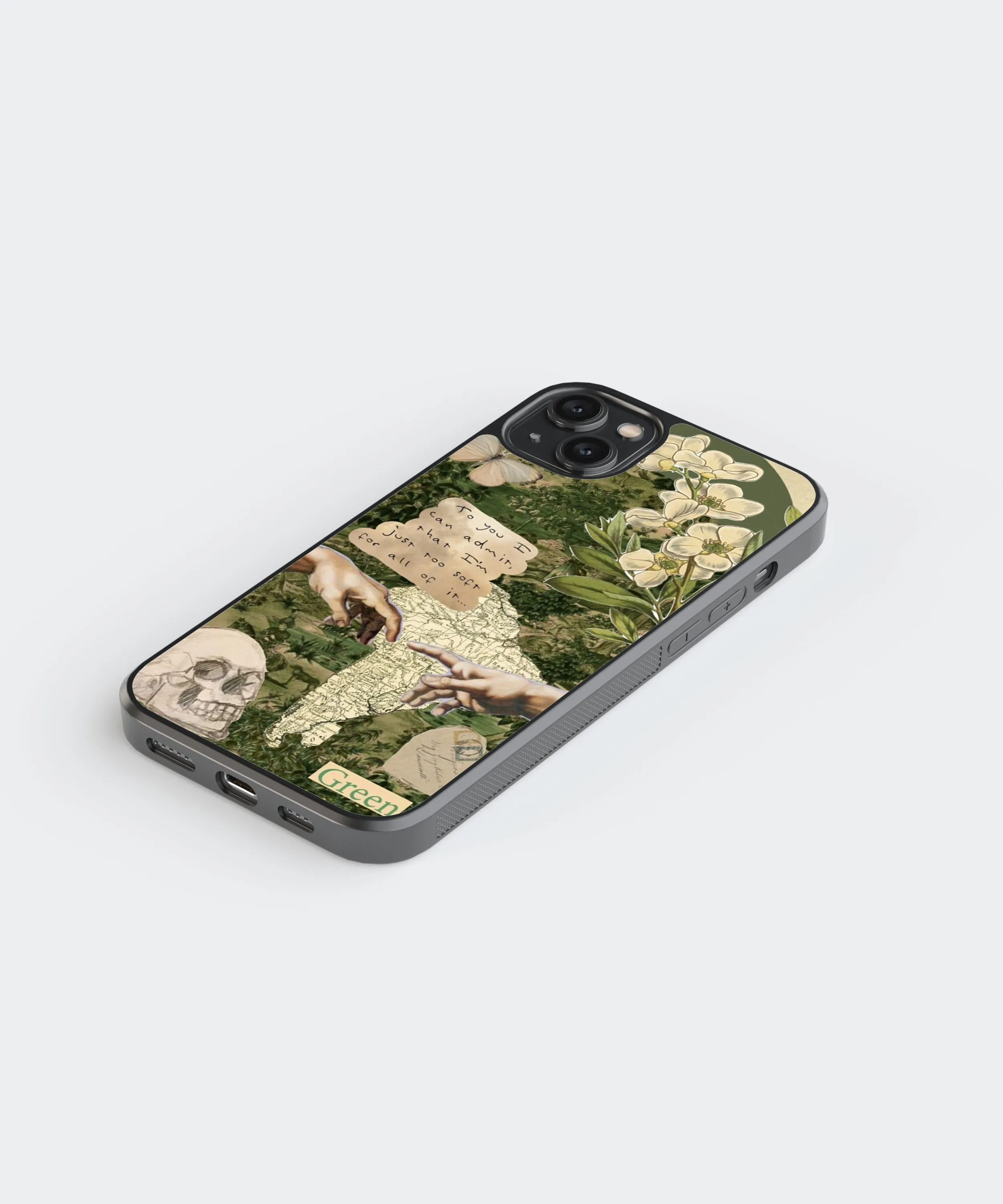 Soft Vintage Glass Phone Case Cover