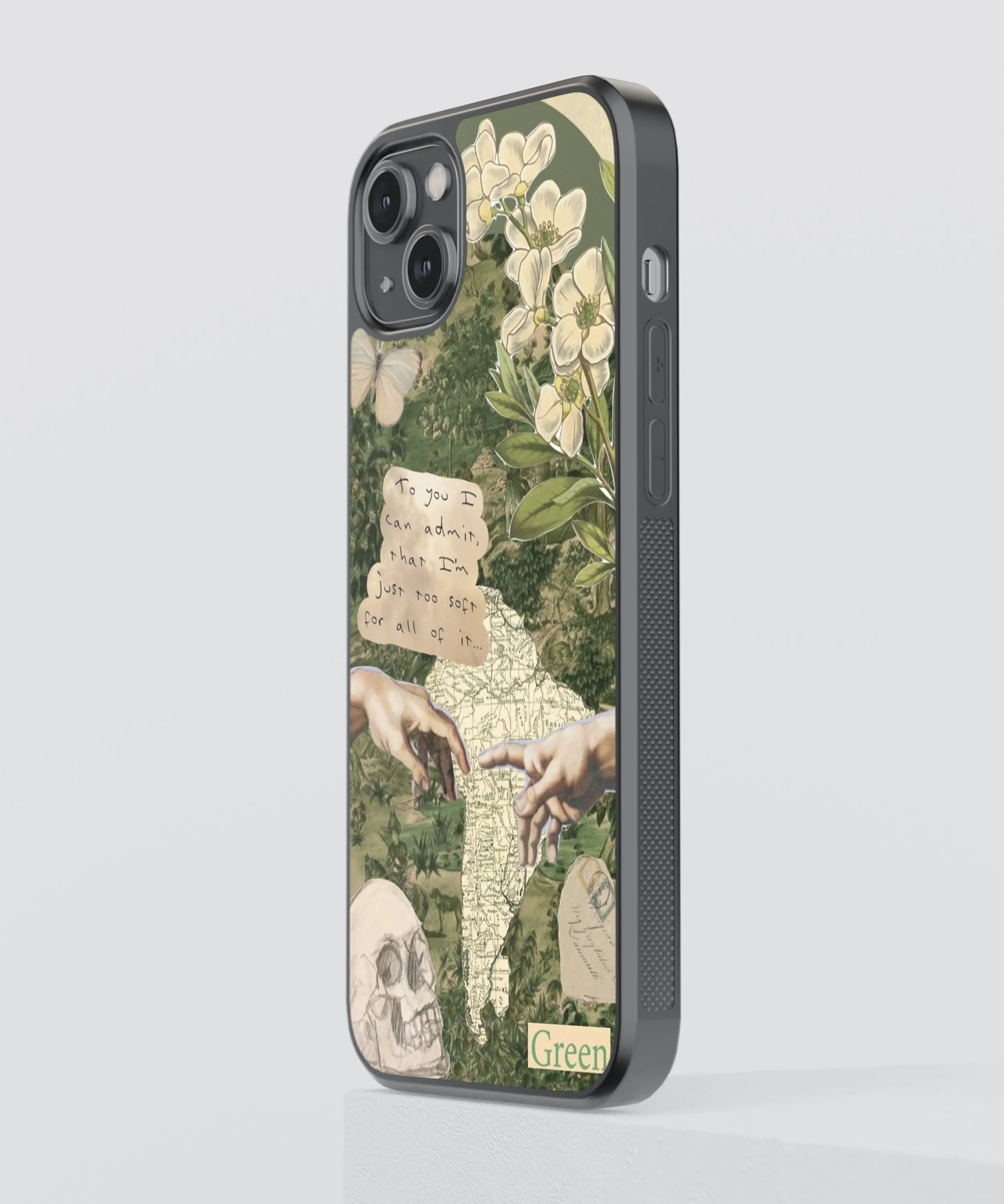 Soft Vintage Glass Phone Case Cover