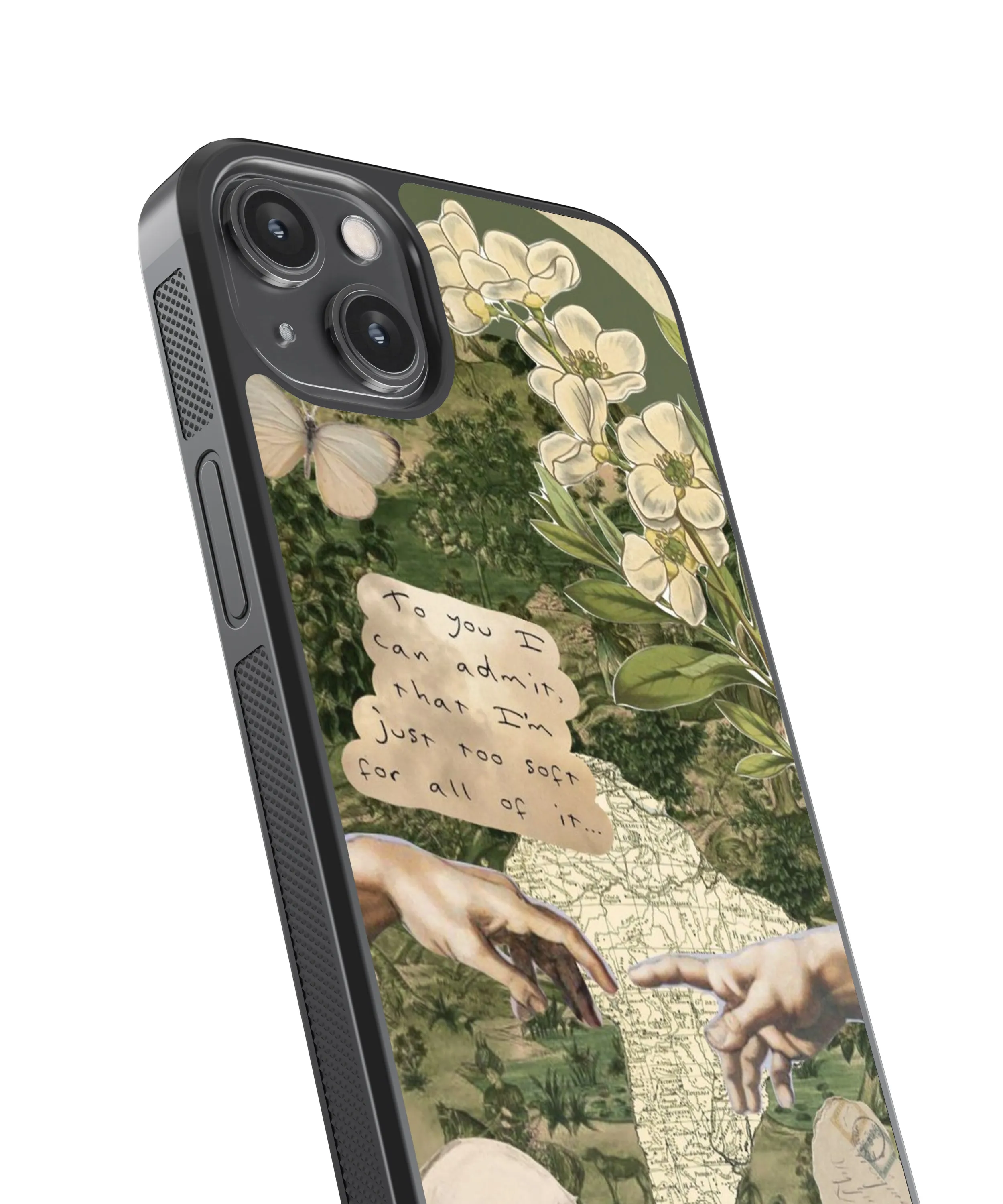 Soft Vintage Glass Phone Case Cover