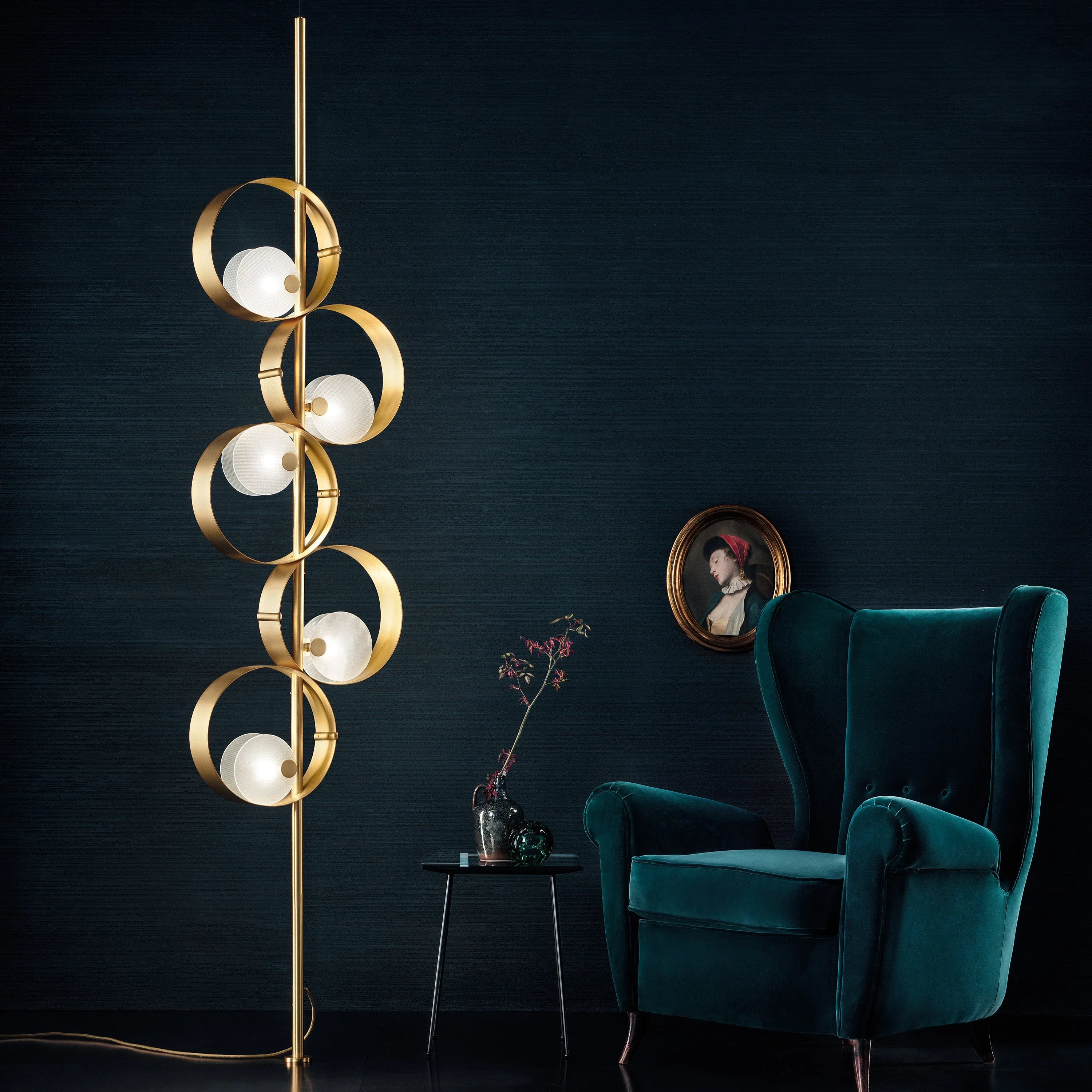 Sound LED Floor Lamp
