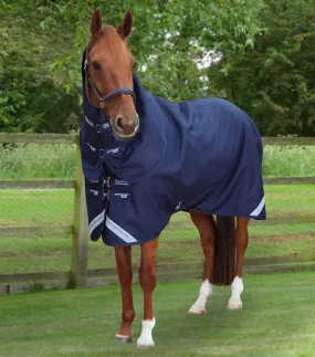 Stratus 1200 Series 400g Turnout Rug with Classic Neck Cover Navy