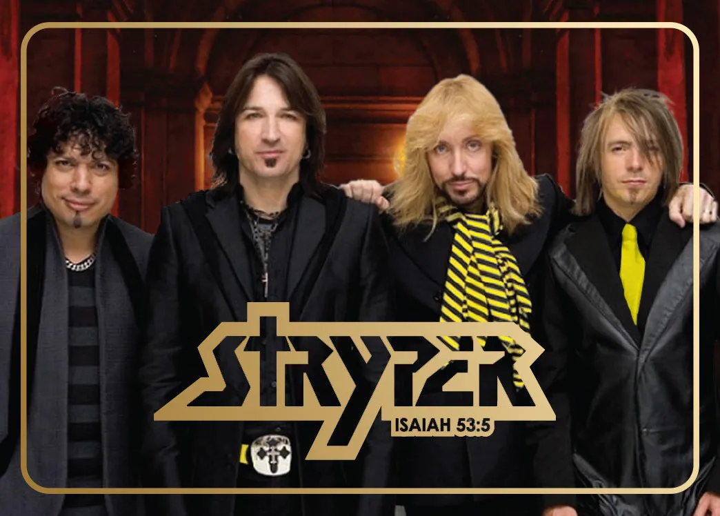 STRYPER - REBORN GOLD DISC (CD) 2022 GIRDER RECORDS (Legends of Rock) Remastered, w/ Collectors Trading Card