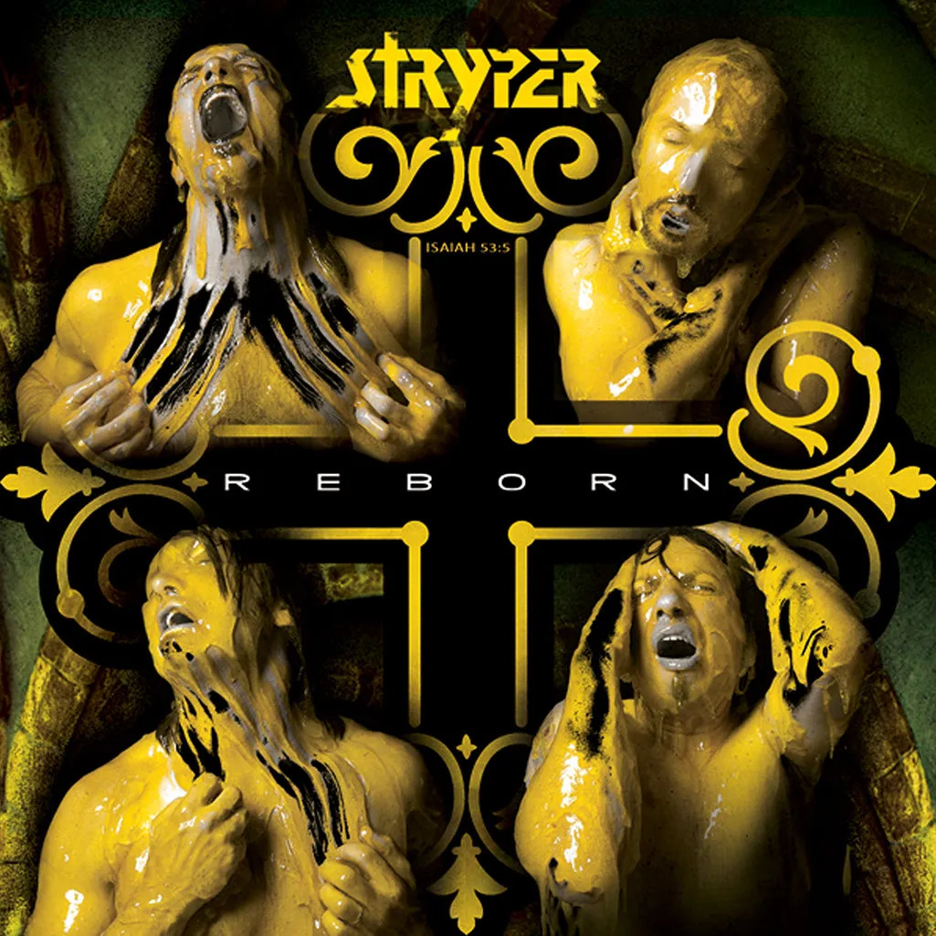 STRYPER - REBORN GOLD DISC (CD) 2022 GIRDER RECORDS (Legends of Rock) Remastered, w/ Collectors Trading Card