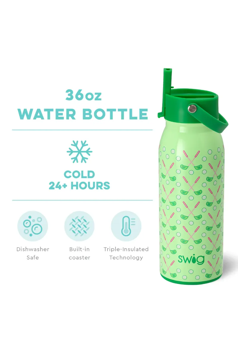 Swig Tee Time  Flip   Sip Bottle (36oz)