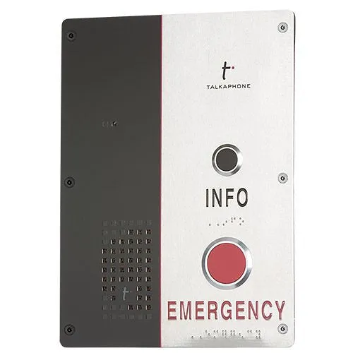 Talkaphone VOIP-600EI 600 Series Dual Button Emergency / Info IP Call Station