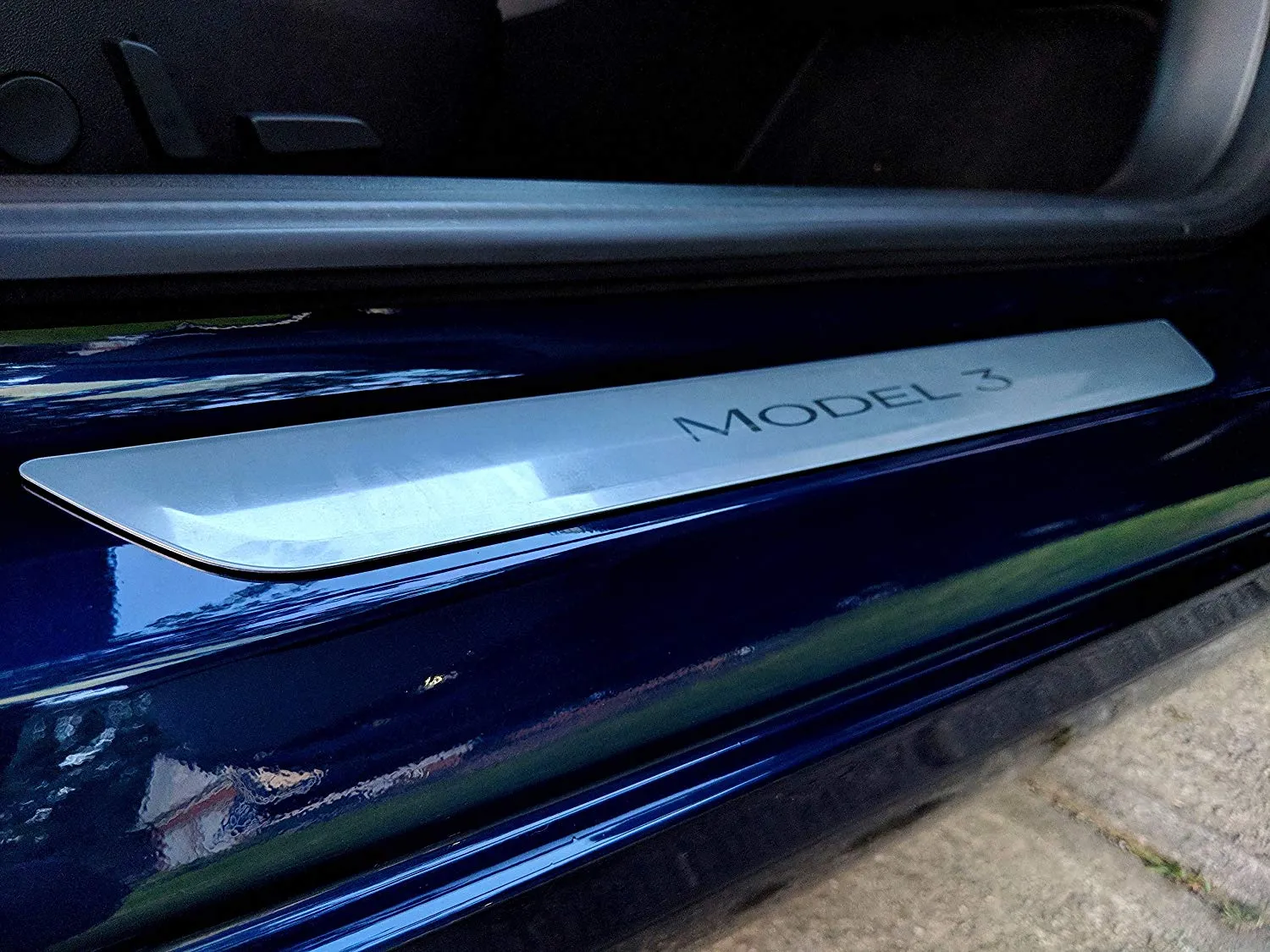 Tesla Model 3 & Y Clear Door Sill Protectors(2 Pieces)