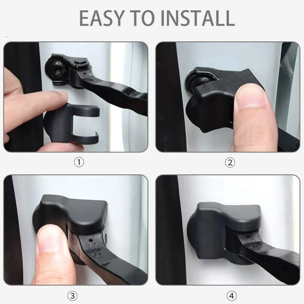 Tesla Model 3 & Y Door Lock & Door Stopper Covers (Set of 6)