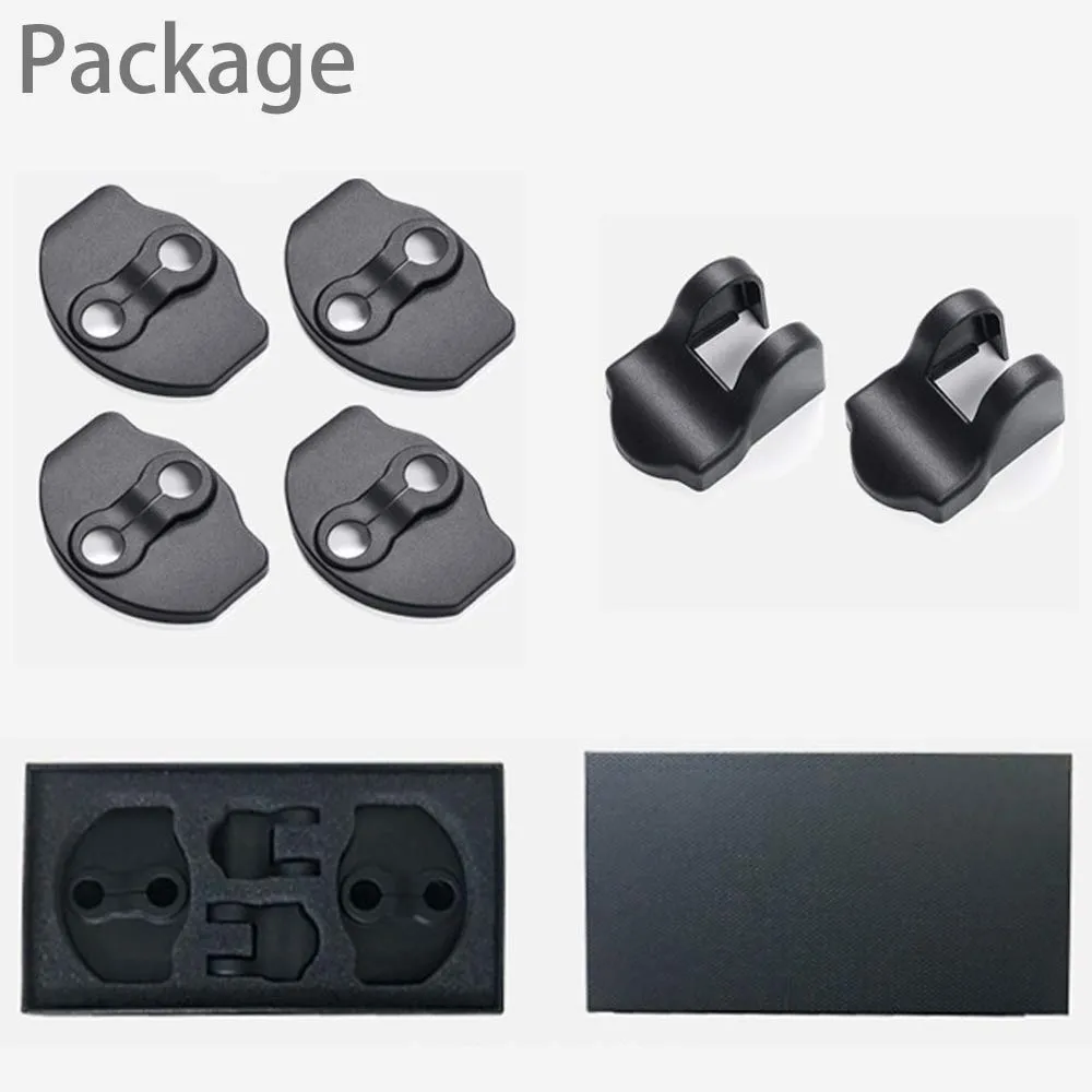 Tesla Model 3 & Y Door Lock & Door Stopper Covers (Set of 6)