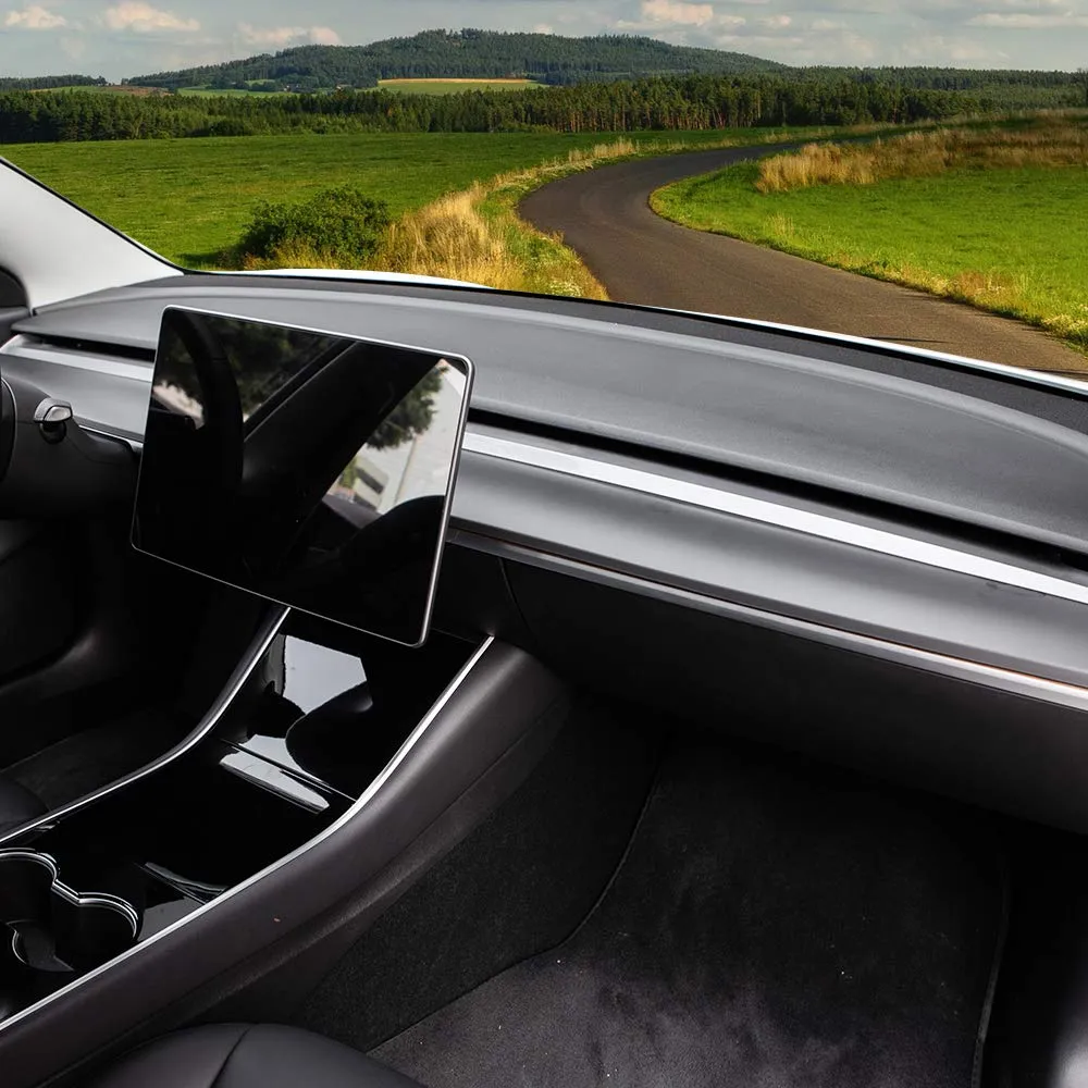 Tesla Model 3 & Y Matte Black Dashboard Cap