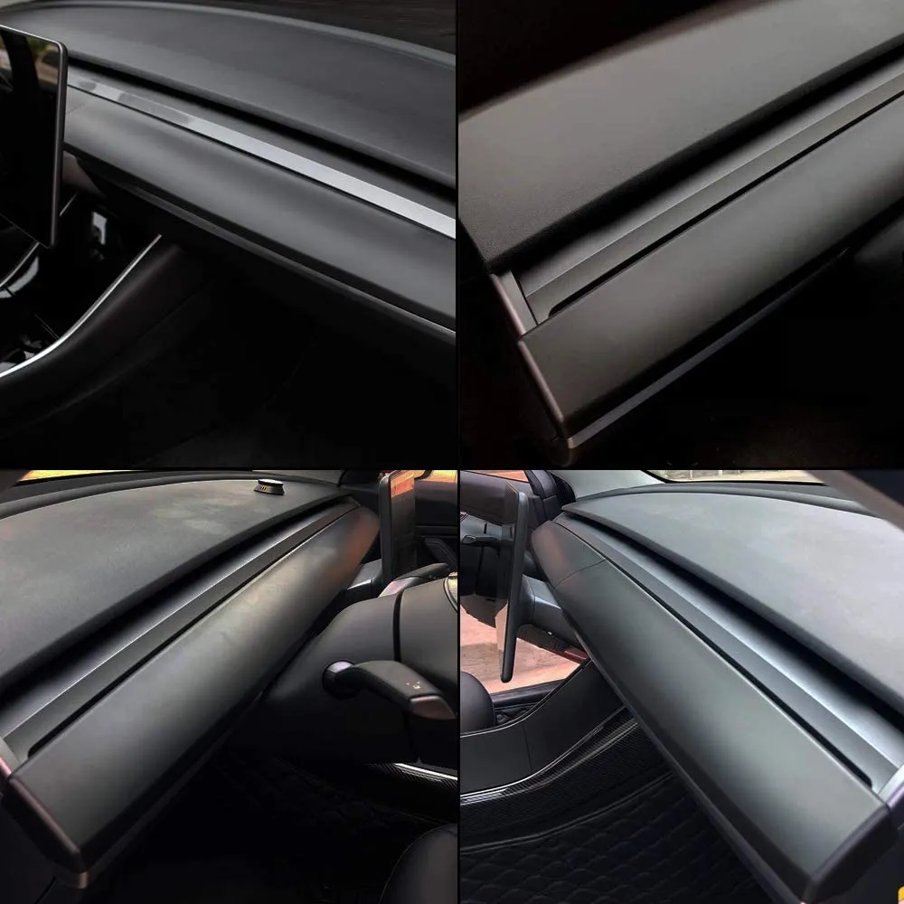 Tesla Model 3 & Y Matte Black Dashboard Cap