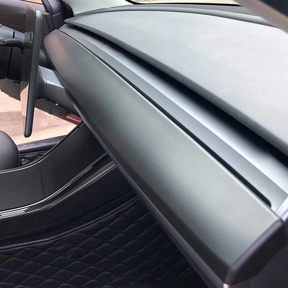 Tesla Model 3 & Y Matte Black Dashboard Cap
