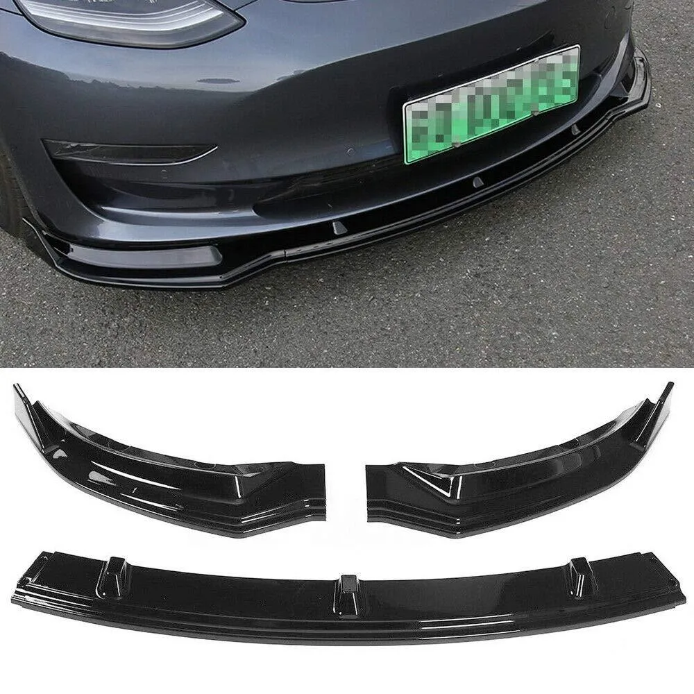 Tesla Model 3 Front Bumper Lip Spoiler