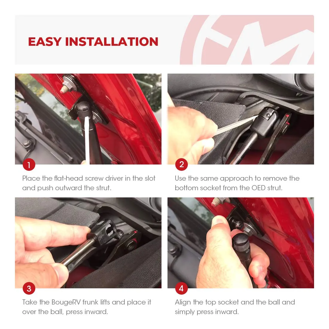 Tesla Model 3 Frunk Lift Supports