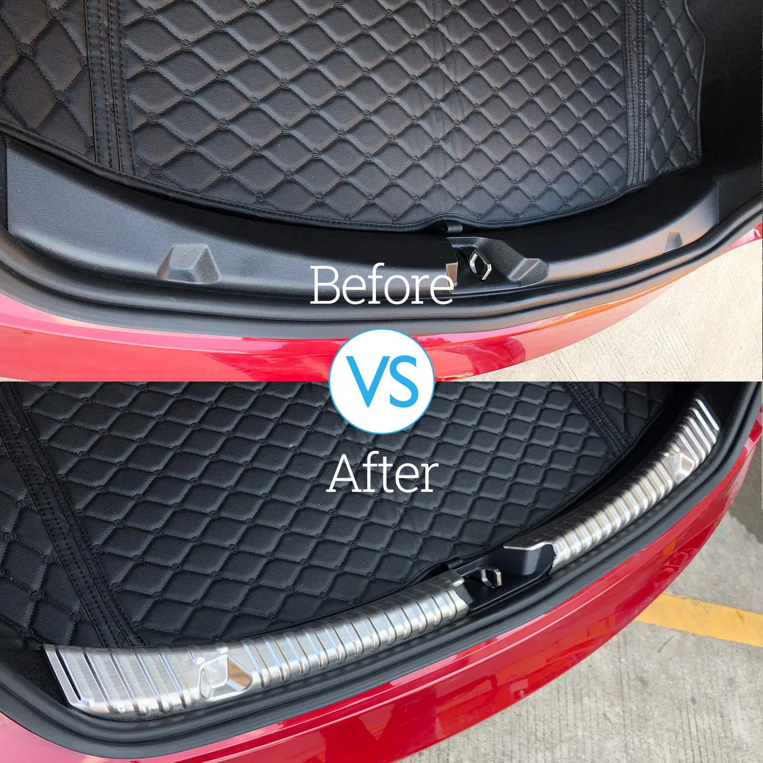 Tesla Model 3 Rear Trunk and Frunk Bumper Protector Guards