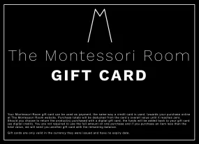 The Montessori Room Gift Card