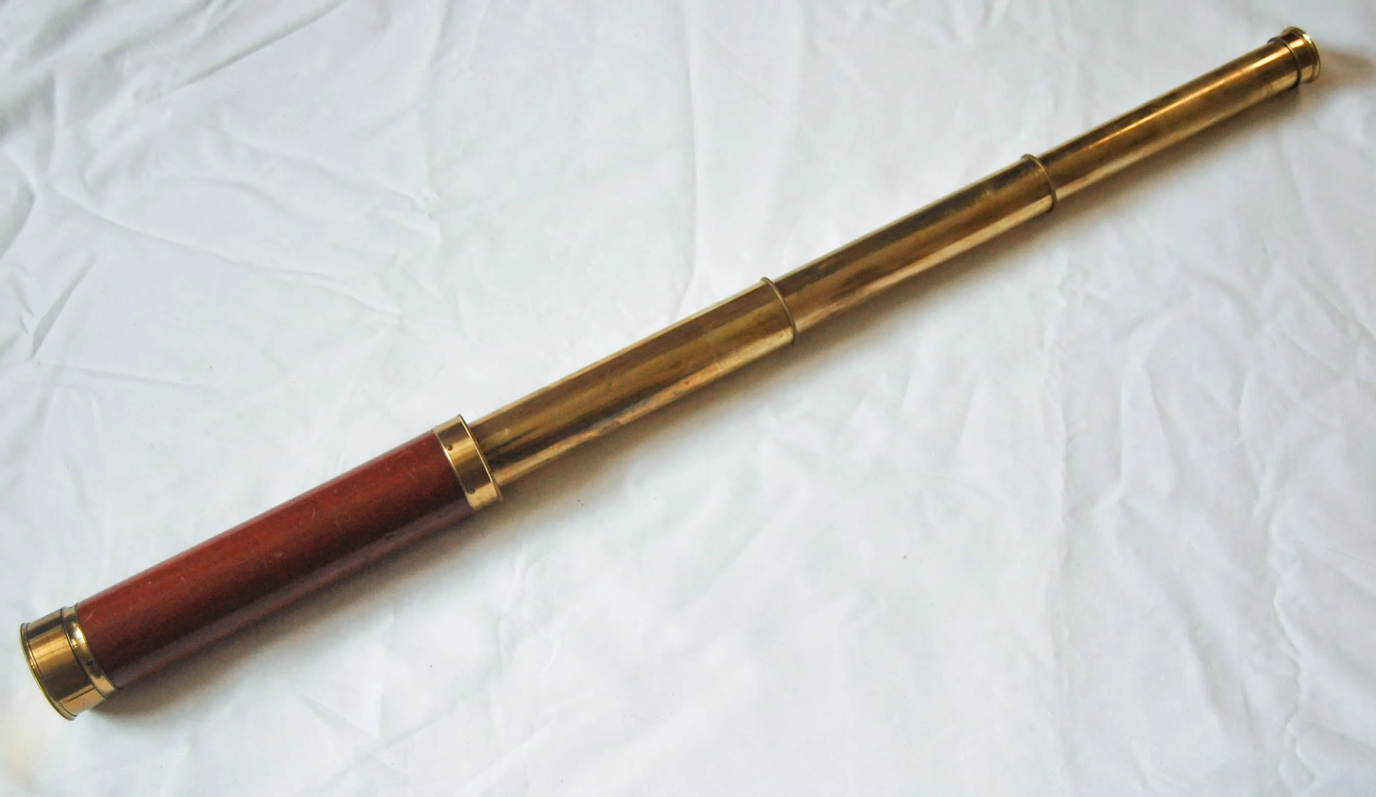 Three Draw Telescope by Matthew Berge (Late Ramsden) owned by Horatio Stewart 95th Rifles