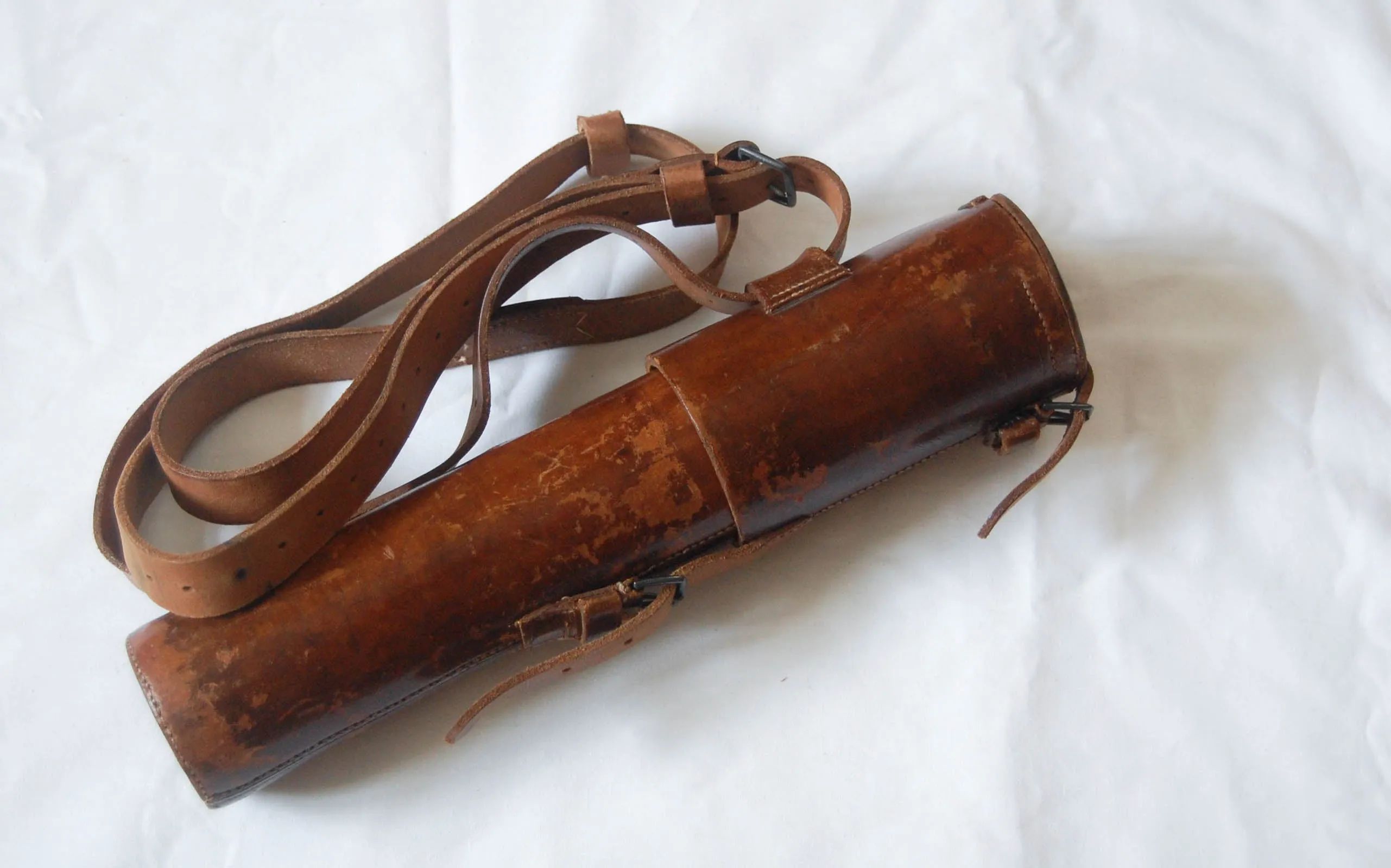 Three Draw Telescope by Matthew Berge (Late Ramsden) owned by Horatio Stewart 95th Rifles