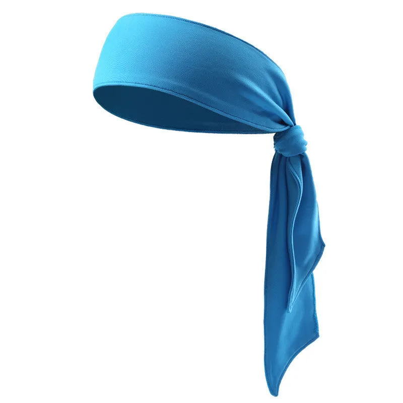 Tie Knotted Fitness Elastic Female Headband Sports Turban
