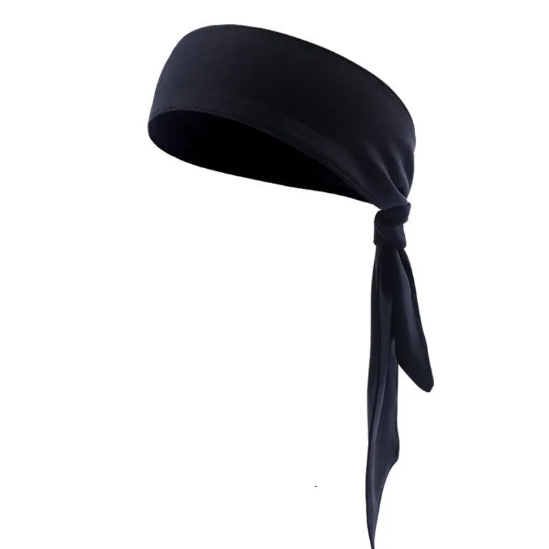 Tie Knotted Fitness Elastic Female Headband Sports Turban