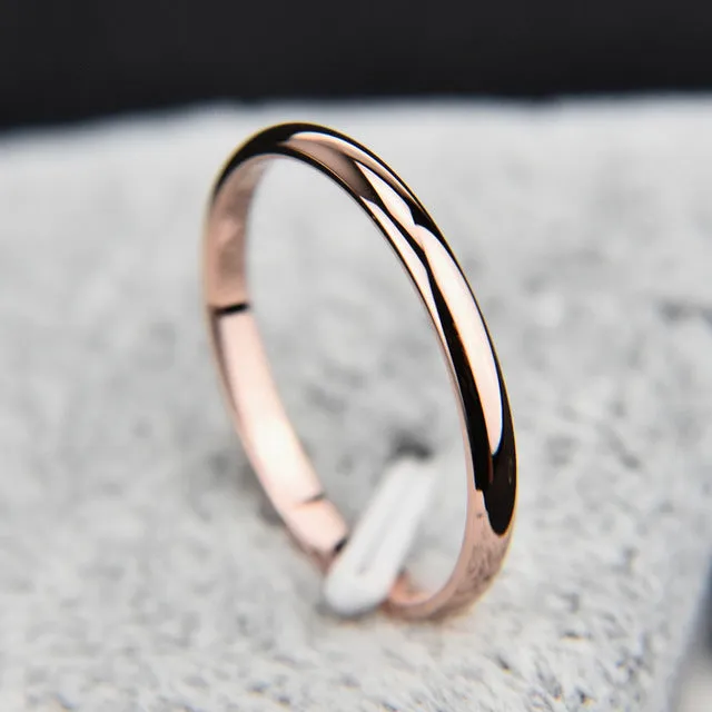 Titanium Smooth Stylist Ring